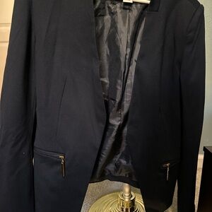 Carmen Marc Valvo Navy Men's Blazer